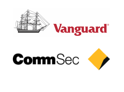 Commsec and Vanguard